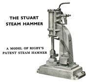 The Stuart Steam Hammer (model of the Rigby's patent steam hammer)
