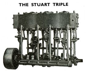 "Stuart Triple" marine engine