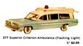 Superior Criterion Ambulance (Flashing Light), Dinky 277 (LBIncUSA ~1964).jpg
