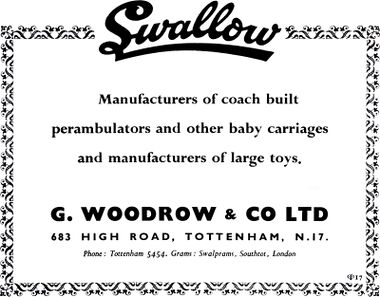 1955: advert for Swallow, G. Woodrow & Co.