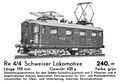 Swiss Locomotive, Kleinbahn Re4-4 (KleinbahnCat 1965).jpg