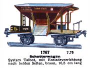 Talbot Shotterwagen - Talbot Gravel Chute Wagon, Märklin 1767 (MarklinCat 1939).jpg