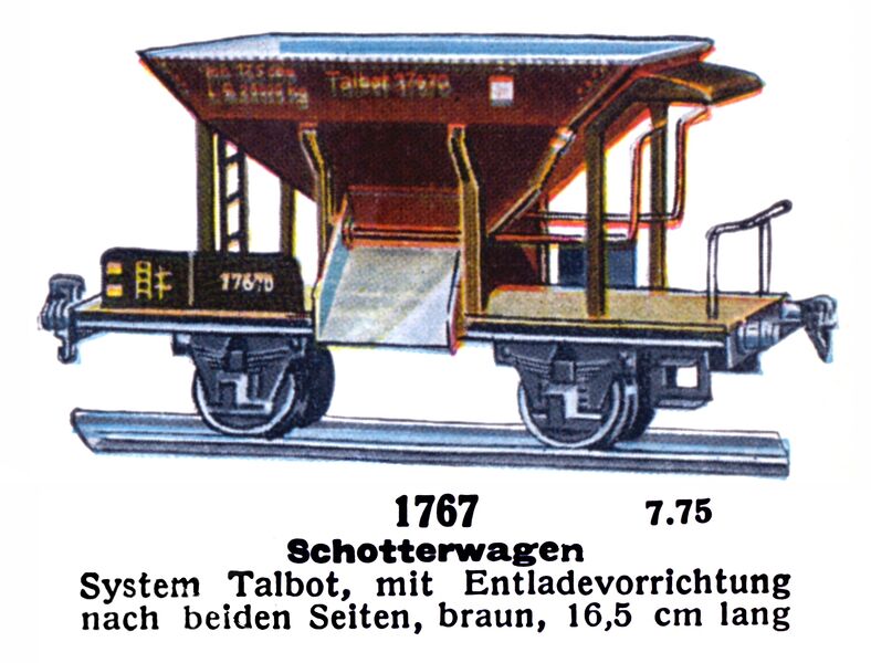 File:Talbot Shotterwagen - Talbot Gravel Chute Wagon, Märklin 1767 (MarklinCat 1939).jpg
