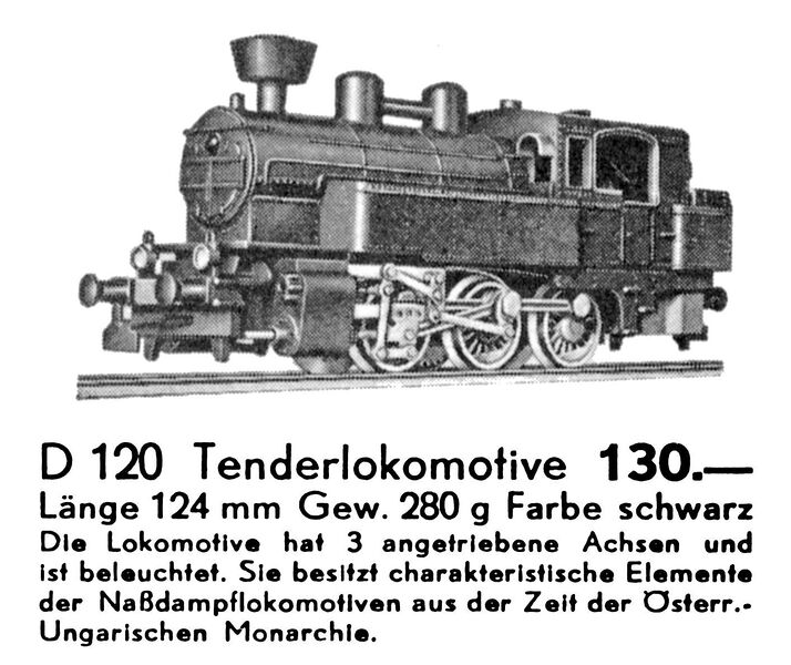 File:Tank Locomotive, Kleinbahn D120 (KleinbahnCat 1965).jpg