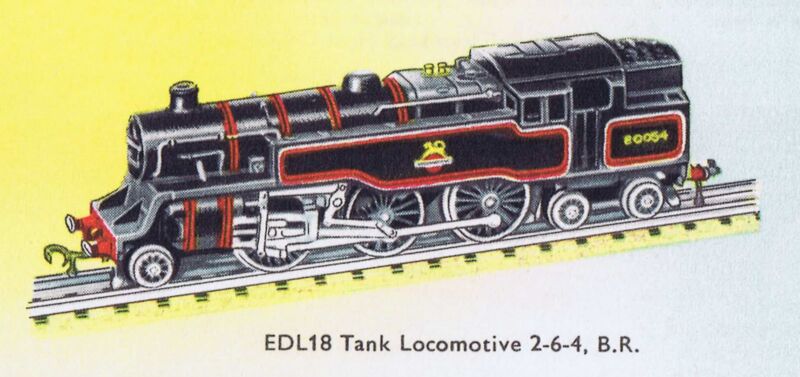File:Tank Locomotive 2-6-4 BR 80054,Hornby Dublo EDL18 (~1956 catalogue).jpg