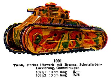 1939: Tank, Märklin 1091