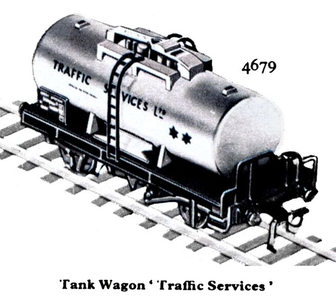 File:Tank Wagon, Traffic Services, Hornby Dublo 4679 (HDBoT 1959).jpg