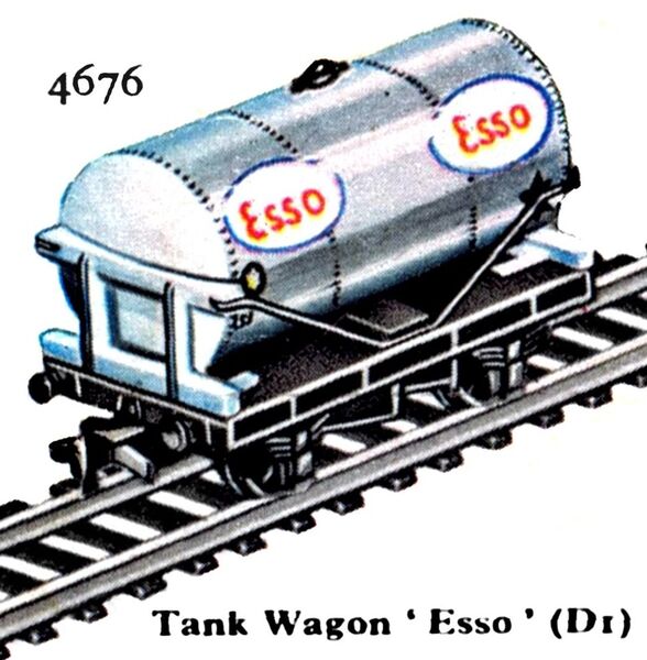File:Tank Wagon ESSO D1 Hornby Dublo 4676 (HDBoT 1959).jpg