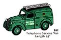 Telephone Service Van, Dinky Toys 261 (DinkyCat 1956-06).jpg