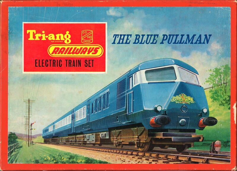 File:The Blue Pullman, train set, box lid (Tri-ang Railways RS52).jpg