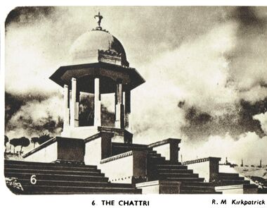 1939: photograph of The Chattri, from the Official Brighton Handbook
