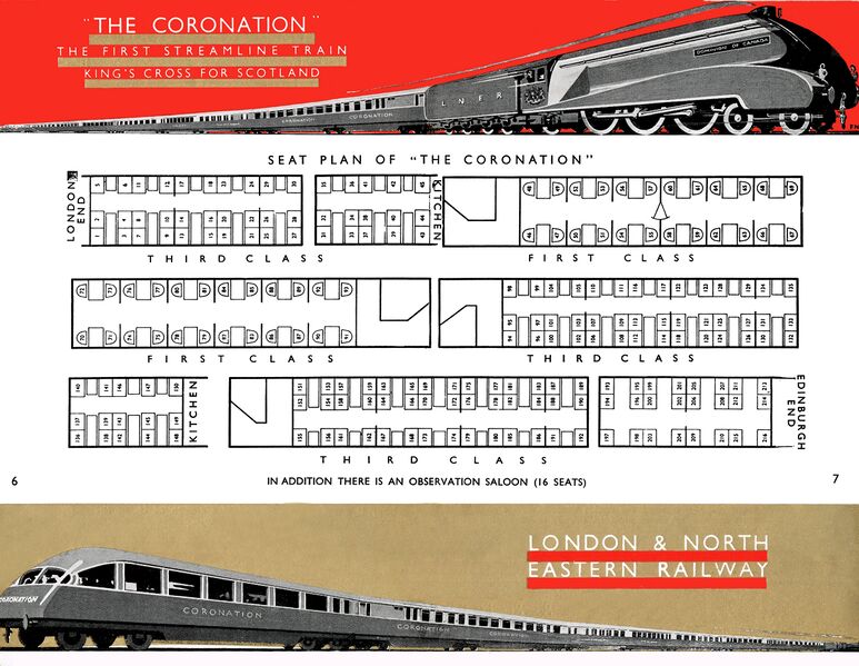 File:The Coronation, booklet, carriage layout diagram (LNER 1937).jpg