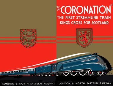 1937: "The Coronation, The First Streamline Train", LNER booklet