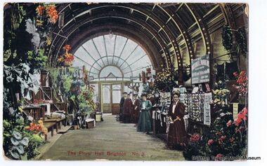 The Floral Hall, Brighton, postcard