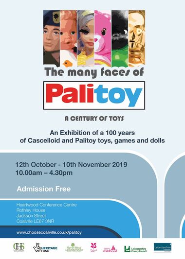 2019: "The Many Faces of Palitoy", exhibition poster