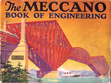 Quebec Bridge, Canada (commonly mistaken for the Forth Bridge), made regular appearances on the front covers of Meccano Ltd. literature
