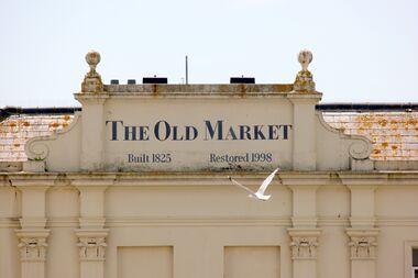 2018: The Old Market, signage facing North