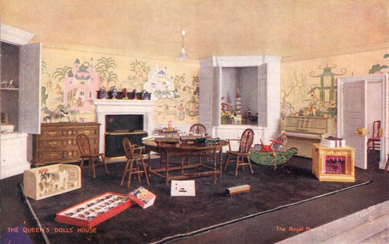 File:The Royal Nursery, The Queens Dolls House postcards (Raphael Tuck 4504-1).jpg