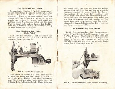 1928: Threading instructions for the Singer Model 20