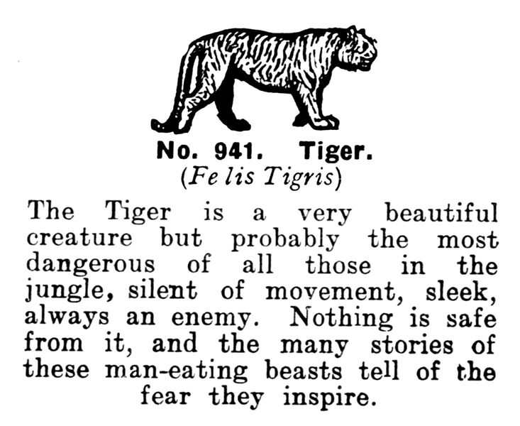 File:Tiger, Britains Zoo No941 (BritCat 1940).jpg