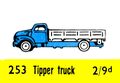 Tipper Truck, Lego 253 (LegoCat ~1960).jpg
