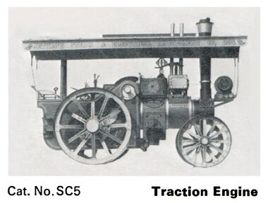 Traction Engine card model, Trix 1800 Series SC5