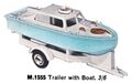 Trailer with Boat, Minic Motorways M1555 (TriangRailways 1964).jpg