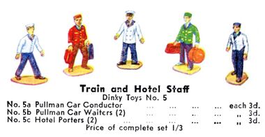 1935: Dinky Toys, Pullman Staff