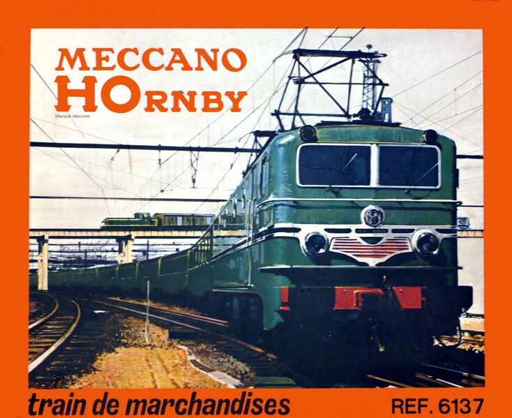File:Train de Marchandises (goods train), French H0, (Meccano France 6137).jpg