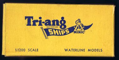 Individual Minic Ships packaging