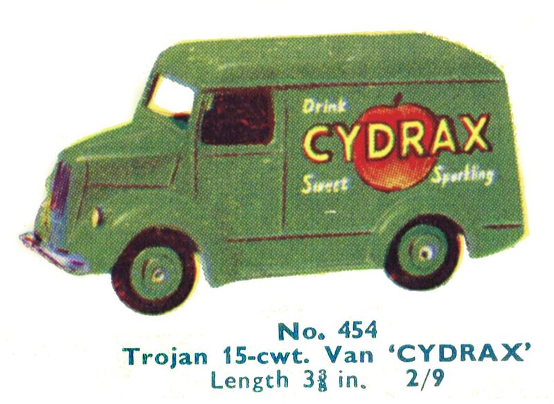 File:Trojan 15-cwt Van 'Cydrax', Dinky Toys 454 (MM 1958-01).jpg