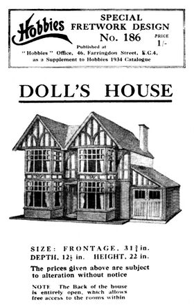 Hobbies Tudor Dollhouse plans