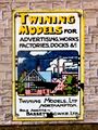 Twining Models, enamelled tinplate miniature poster.jpg