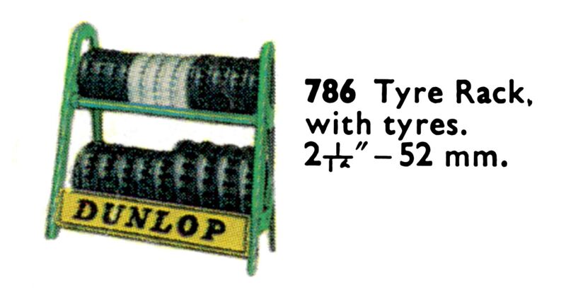 File:Tyre Rack with tyres, Dinky Toys 786 (DinkyCat 1963).jpg