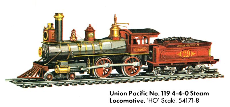 File:Union Pacific 4-4-0 Steam Locomotive 119, Airfix 54171-8 (AirfixRS 1976).jpg