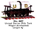 United Dairies Milk Tank Wagon (six-wheeled), Hornby-Dublo 4657 (DubloCat 1963).jpg