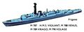 V-Class Frigates, Minic Ships M787-M790 (MinicShips 1960).jpg