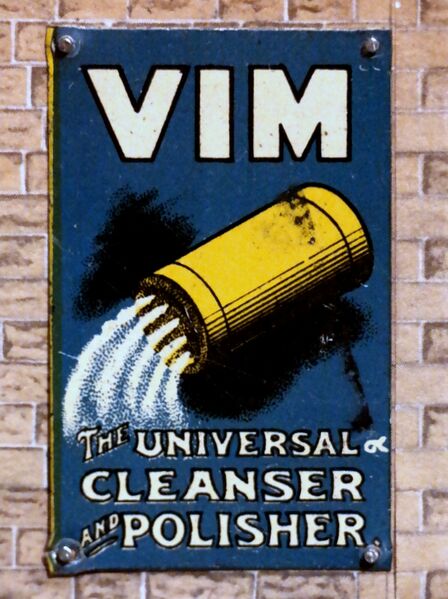 File:VIM, enamelled tinplate miniature poster.jpg