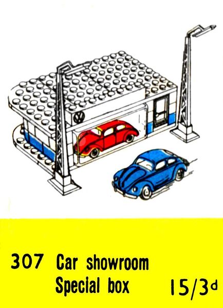 File:VW Car Showroom Special Box, Lego Set 307 (LegoCat ~1960).jpg