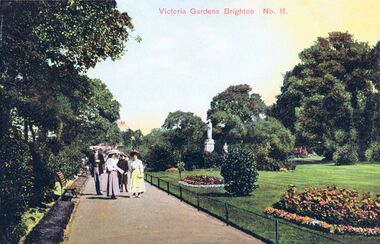 Promenading in Victoria Gardens