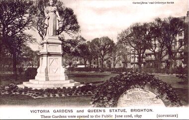 ~1905-1910: Postcard of Victoria Gardens