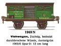 Viehwagen - Cattle Wagon, Märklin 1969-N (MarklinCat 1931).jpg