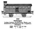 Viehwagen - Cattle Wagon, Märklin 1989 (MarklinCat 1931).jpg