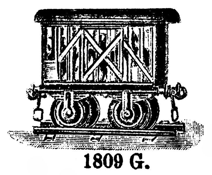 File:Viehwagen mit Tieren - Livestock Wagon with Animals, Märklin 1809 G (MarklinSFE 1900s).jpg