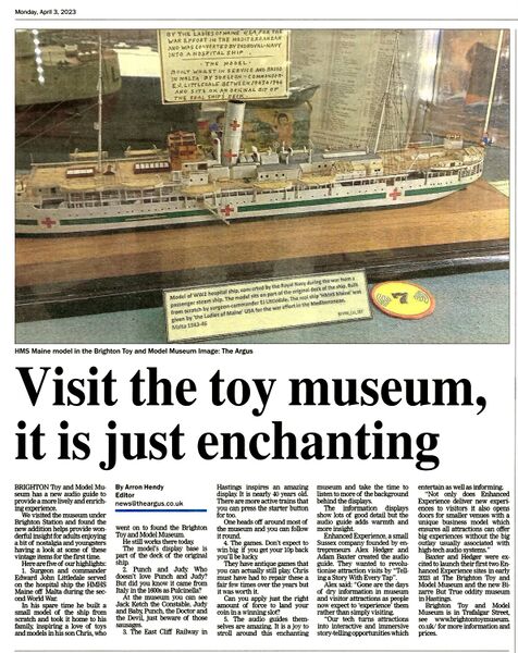 File:Visit the Toy Museum, News (Argus 2023-04-03).jpg