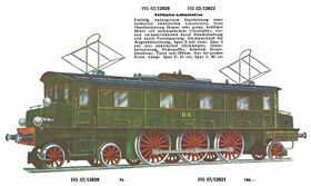 1932: catalogue image, showing the later change to green