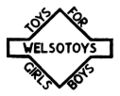 Welsotoys logo, Wells-Brimtoy, 1956.jpg