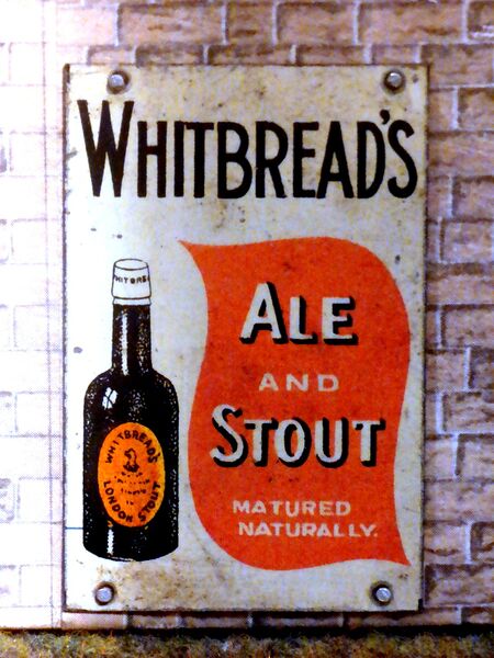 File:Whitbreads Ale and Stout, enamelled tinplate miniature poster.jpg