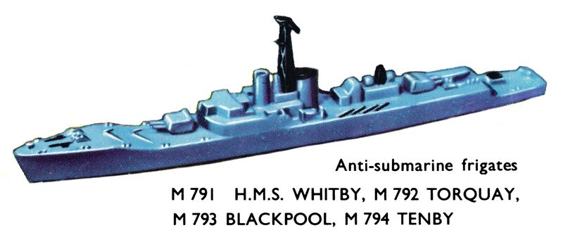 File:Whitby-Class Anti-submarine Frigates, Minic Ships M791-794 (MinicShips 1960).jpg