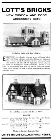 1931 advert: Window and Door Accessory Sets